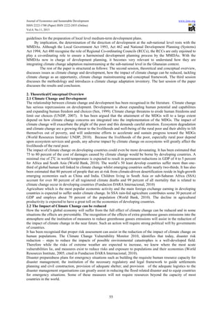 Climate change adaptation mainstreaming at the sub national level ...