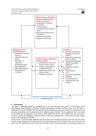 Climate change adaptation mainstreaming at the sub national level ...