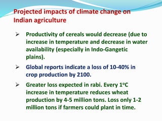 Climate change and agriculture | PPTX