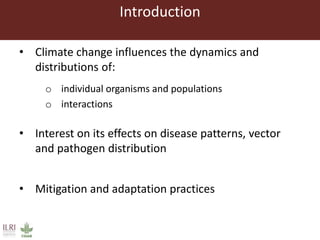 Climate change and animal health