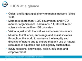 Climate change and development project   iucn - regional workshop