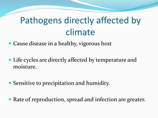 Climate change and forest diseases | PPT