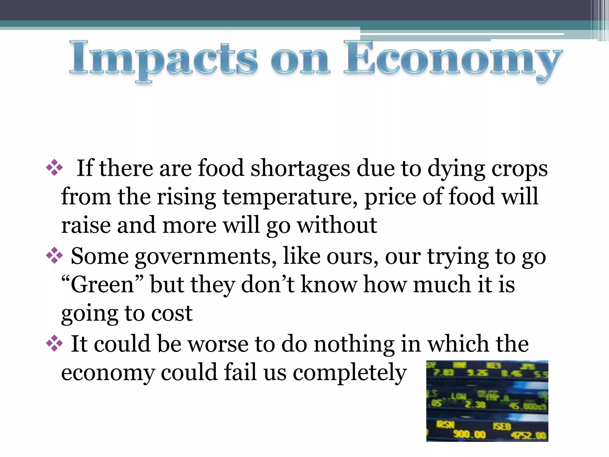 Emissions come from coal and oil that we burn for energy