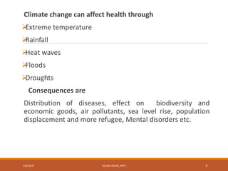 Climate Change and Human Health (Article Review) | PDF