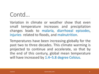 Climate Change and Human Health (Article Review) | PDF