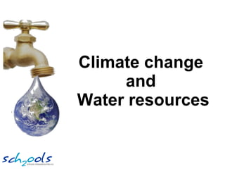 Climate change  and  Water resources 