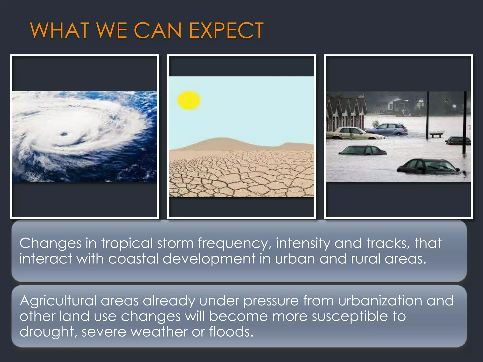 Climate change and natural disasters | PPTX
