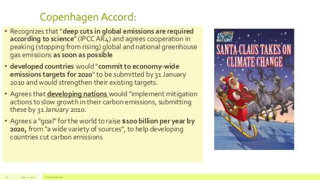 Sustainable Development Goals and the Climate Change Agreement Sustainable Development Goals and the Climate Change Agreement