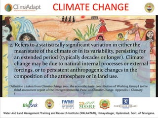 Climate Community Definition Climate change awareness to communities | PPTX