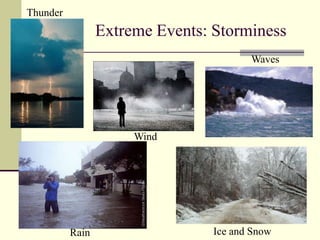 ThunderExtreme Events: StorminessWavesWindIce and SnowRain