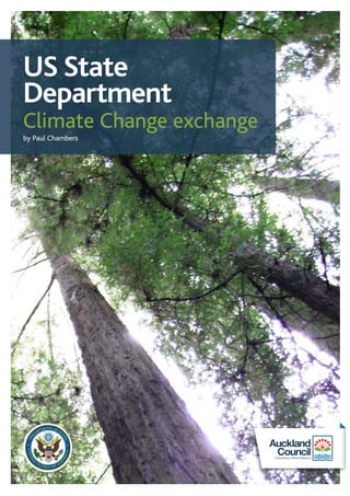 US State
Department
Climate Change exchange
by Paul Chambers
 