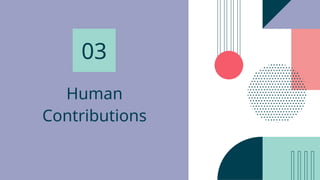 Human
Contributions
03
 