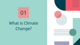 What is Climate
Change?
01
 
