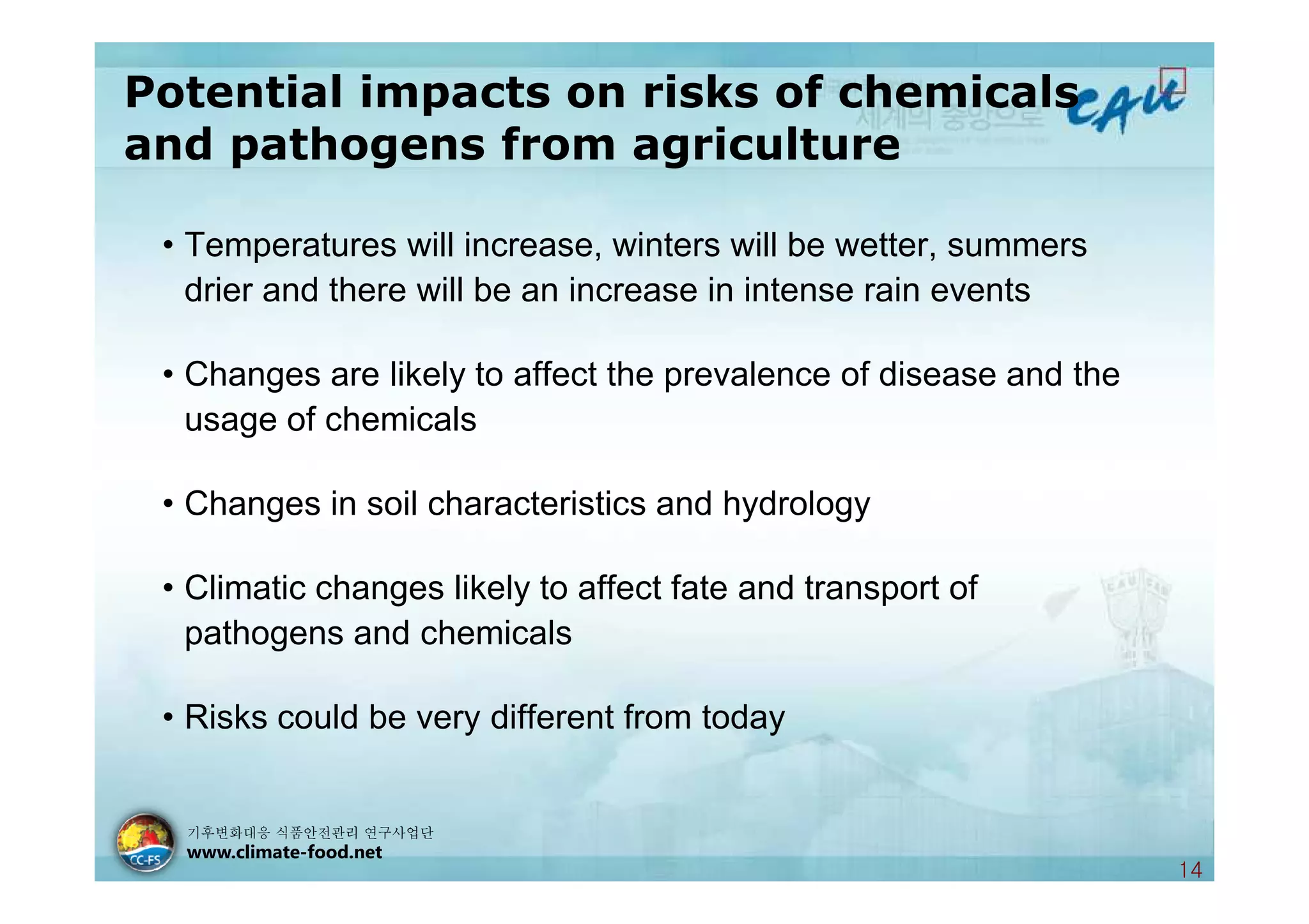 Chemical Hazards Climate Frequently Asked Questions