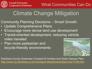 Responding to Climate Change at the Local Level | PPTX