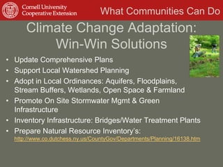 Responding to Climate Change at the Local Level | PPTX