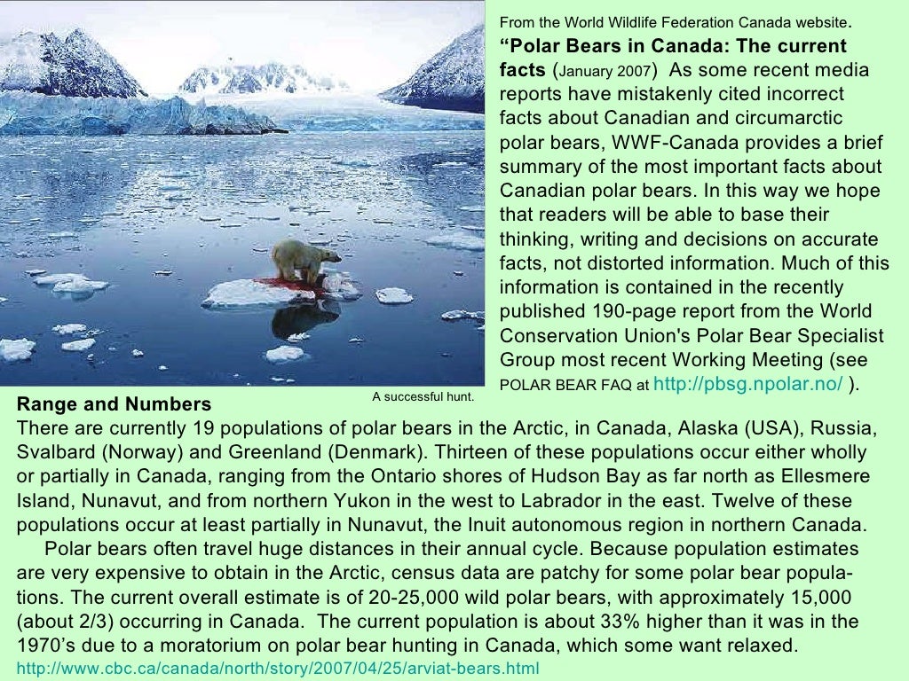 From the World Wildlife Federation