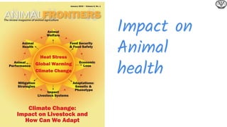 Climate change impact on animal and human health | PDF