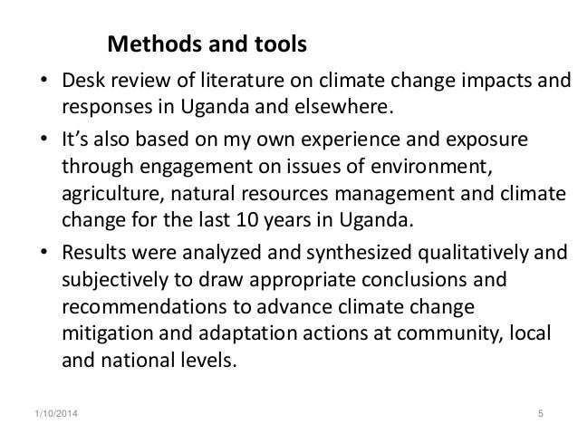 Research paper global warming literature review