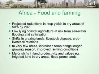 Climate change in Africa | PPT