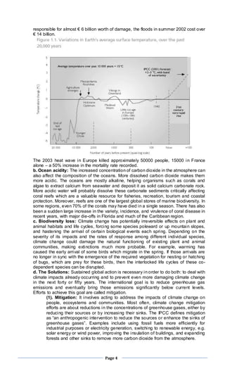 Climate change; its effects on pakistan | DOCX