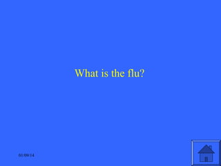 What is the flu?

01/09/14

 