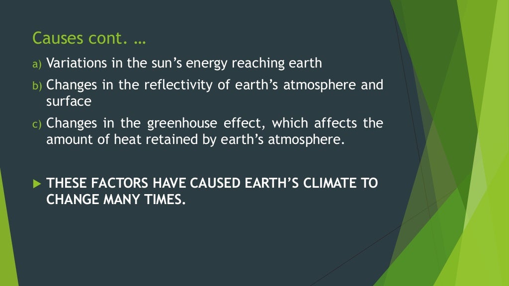 CLIMATE CHANGE MEANING CAUSES AND CONSEQUENCES