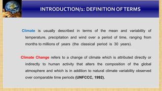 Climate change & migration | PPTX