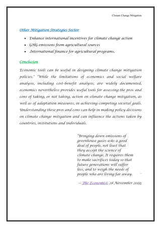 Climate change mitigation | PDF