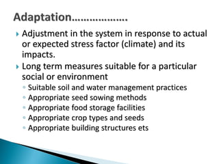 Climate change mitigation and adaptation 2011ver2 | PDF
