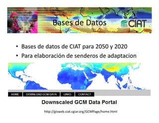 Climate change scenarios_lac_rice