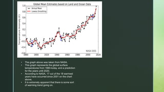 Climate change slideshow PPT Climate change slideshow PPT