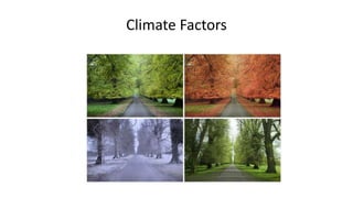 Climate Factors 
 