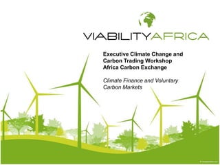 Climate Finance and Voluntary Carbon Markets | PDF
