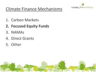 Climate Finance and Voluntary Carbon Markets | PDF