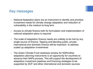 Climate Finance - National Adaptation Plans under the UNFCCC Process ...