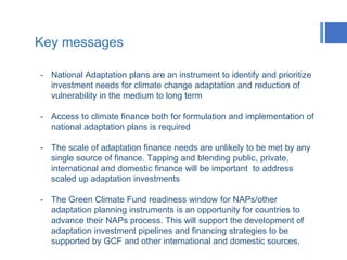 Climate Finance - National Adaptation Plans under the UNFCCC Process ...