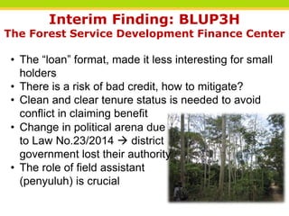 Climate financing in Indonesia: Finance for REDD+ & forest conservation