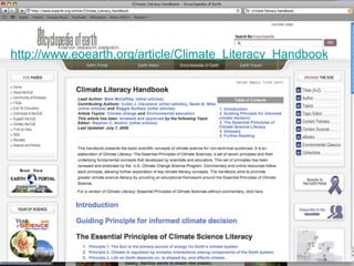 http://www.eoearth.org/article/Climate_Literacy_Handbook 