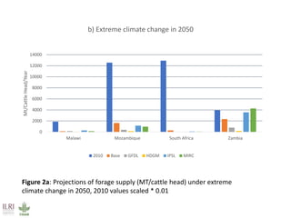Climate impacts on livestock production in a southern Africa region: Model projections to 2050