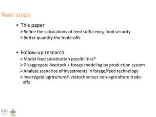 Climate impacts on livestock production in a southern Africa region: Model projections to 2050