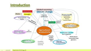 Impact of climate change on agriculture and possible mitigation | PPTX