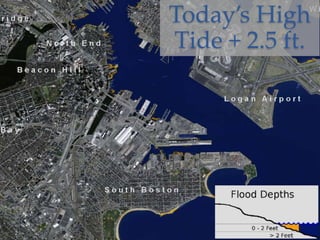 Today’s High
Tide + 2.5 ft.
 