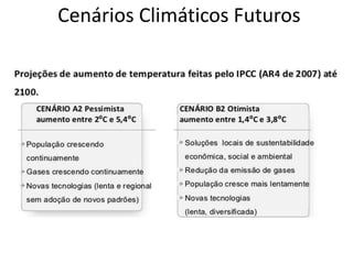 Cenários Climáticos Futuros
 