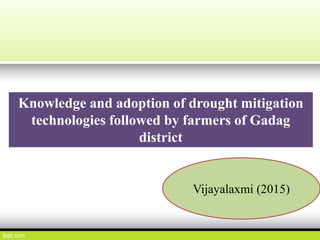 Climate resilient agriculture adaptation and mitigation strategies | PPT