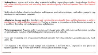 CLIMATE RESILIENT SMART AGRICULTURE THROUGH ADAPTATION AND MITIGATION.pptx