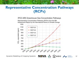 Representative Concentration Pathways
(RCPs)
27
 