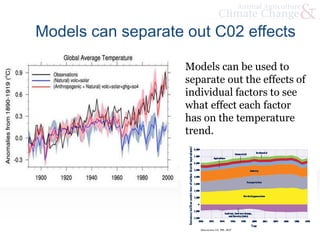 Models can separate out C02 effects
Models can be used to
separate out the effects of
individual factors to see
what effec...