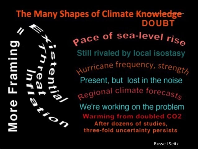 Two Views of the Shapes of Climate Knowledge Slide 2