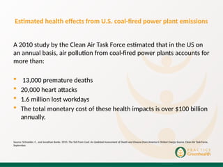 Impact of climate change on human health presentation | PPTX
